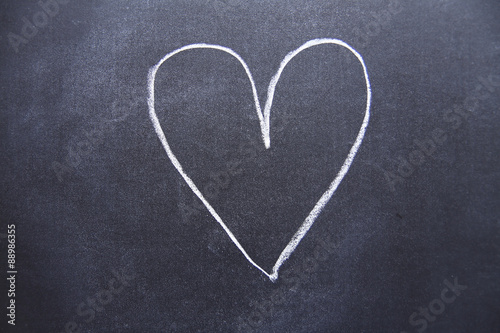 Tafel Kreide Herz Liebe