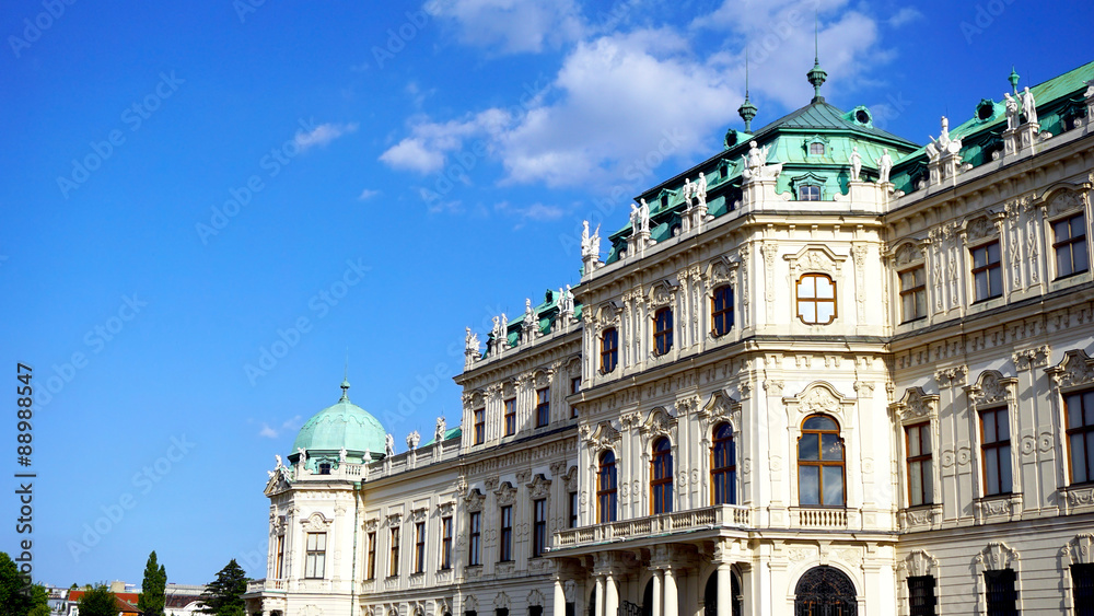 historical building of Belvedere Palace
