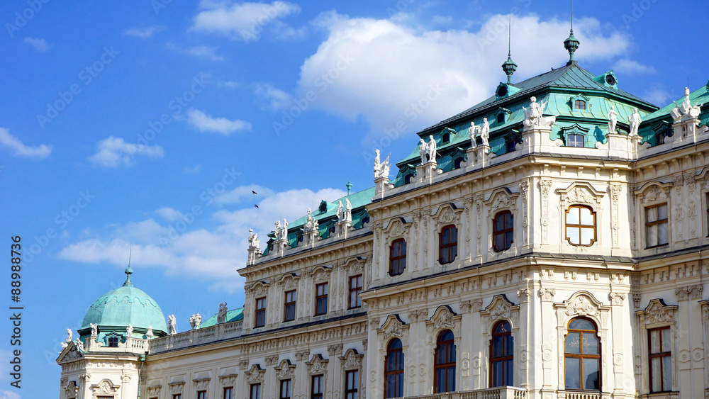 top building of Belvedere Palace