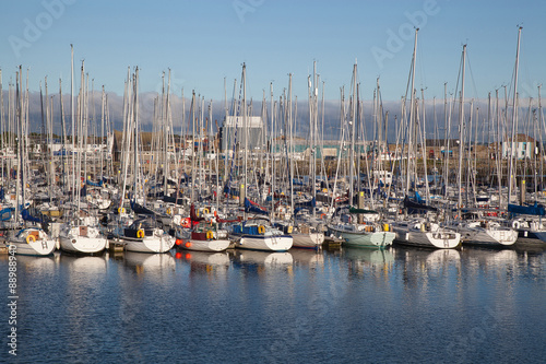 Yachts berthed at the marina. © igdesignsimages