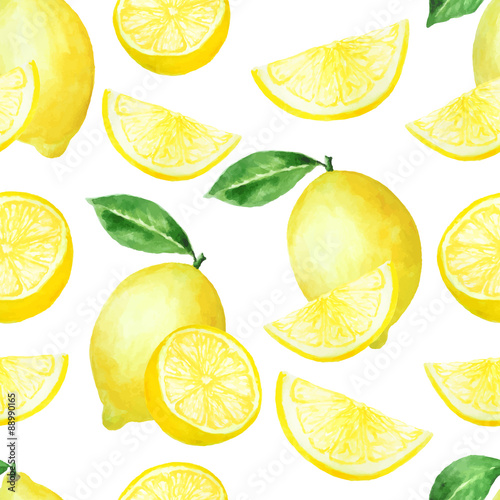 lemon seamless pattern