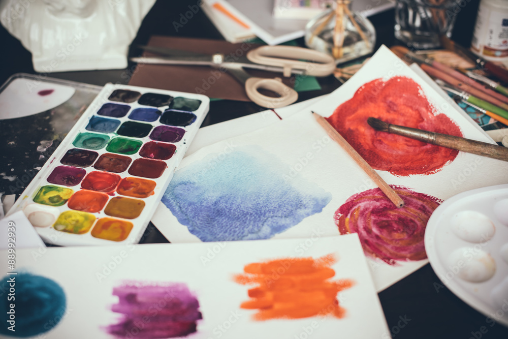 Fototapeta premium Artistic studio