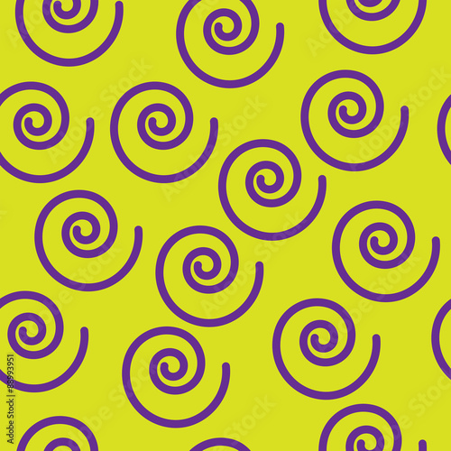Abstract seamless pattern with spirals