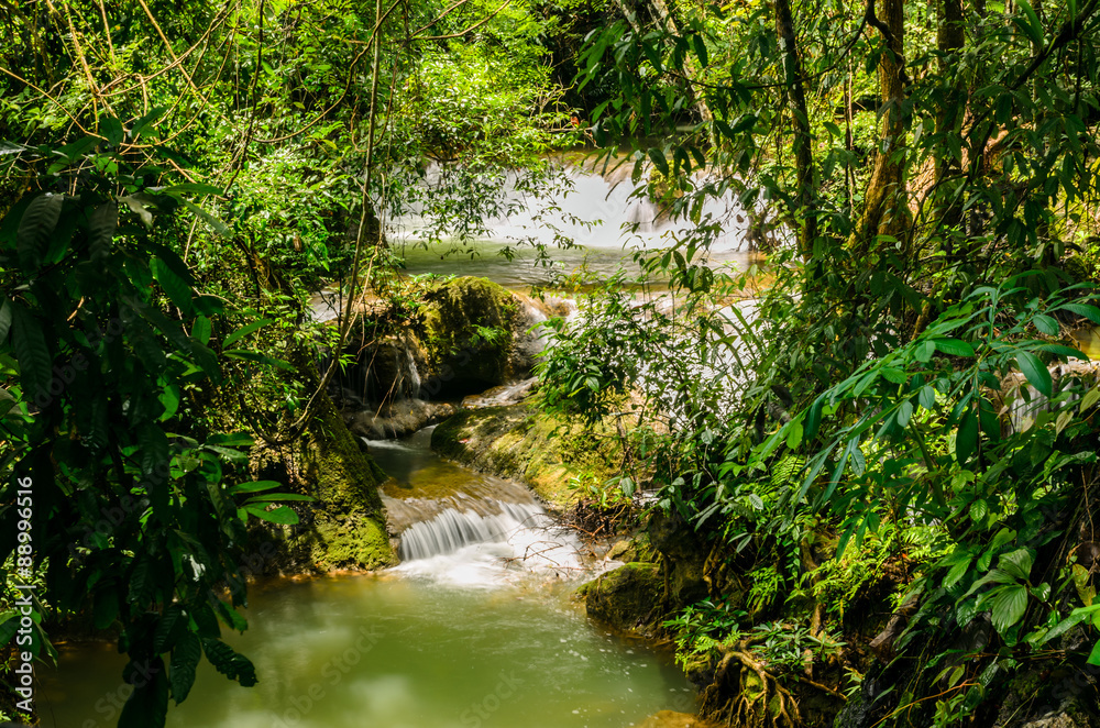 Kroeng Krawia waterfall, Khao Laem national park, Kanchanaburi Kroeng Krawia waterfall, Khao Laem national park, Kanchanaburi