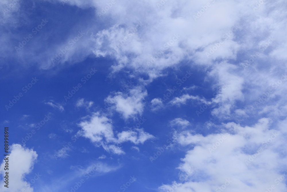 Fototapeta premium blue sky cloud before raining 