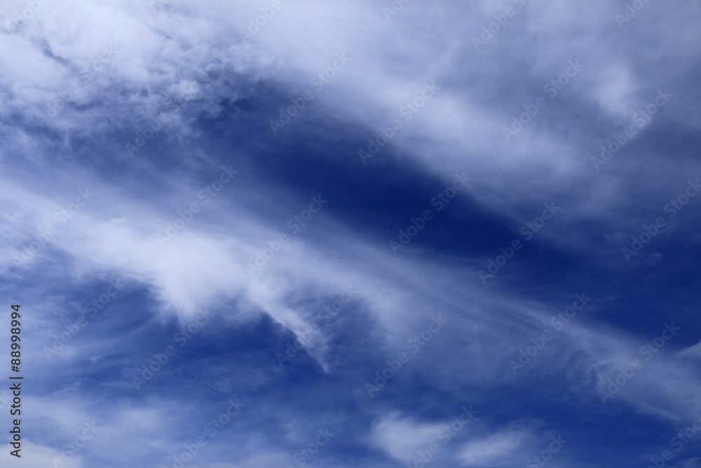 blue sky cloud before raining 