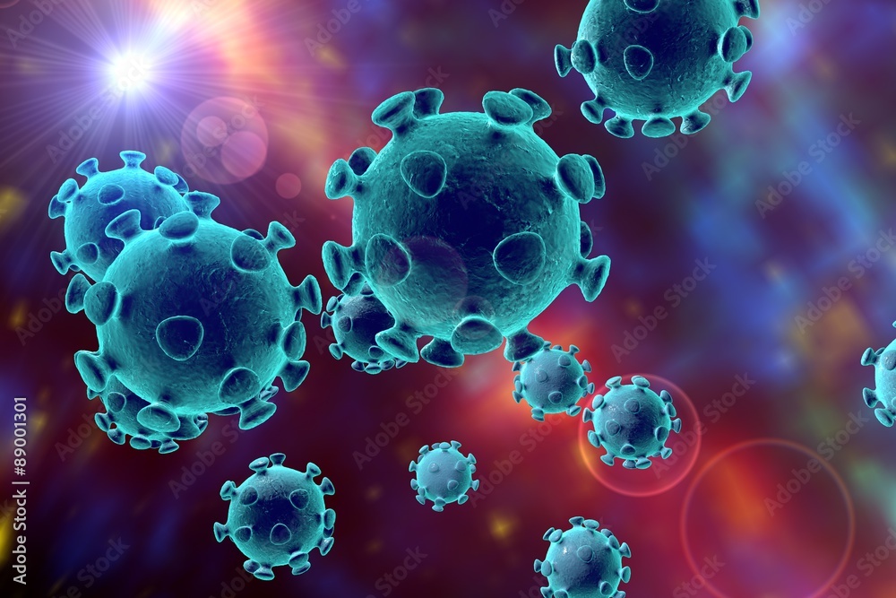 Mers Virus Digital Illustration Of Coronavirus Model Of Virus Virus Mers Virus Digital Illustration Of Coronavirus Model Of Virus Virus