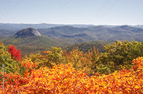 Looking Glass Rock off the Blue Ridge Parkway photo