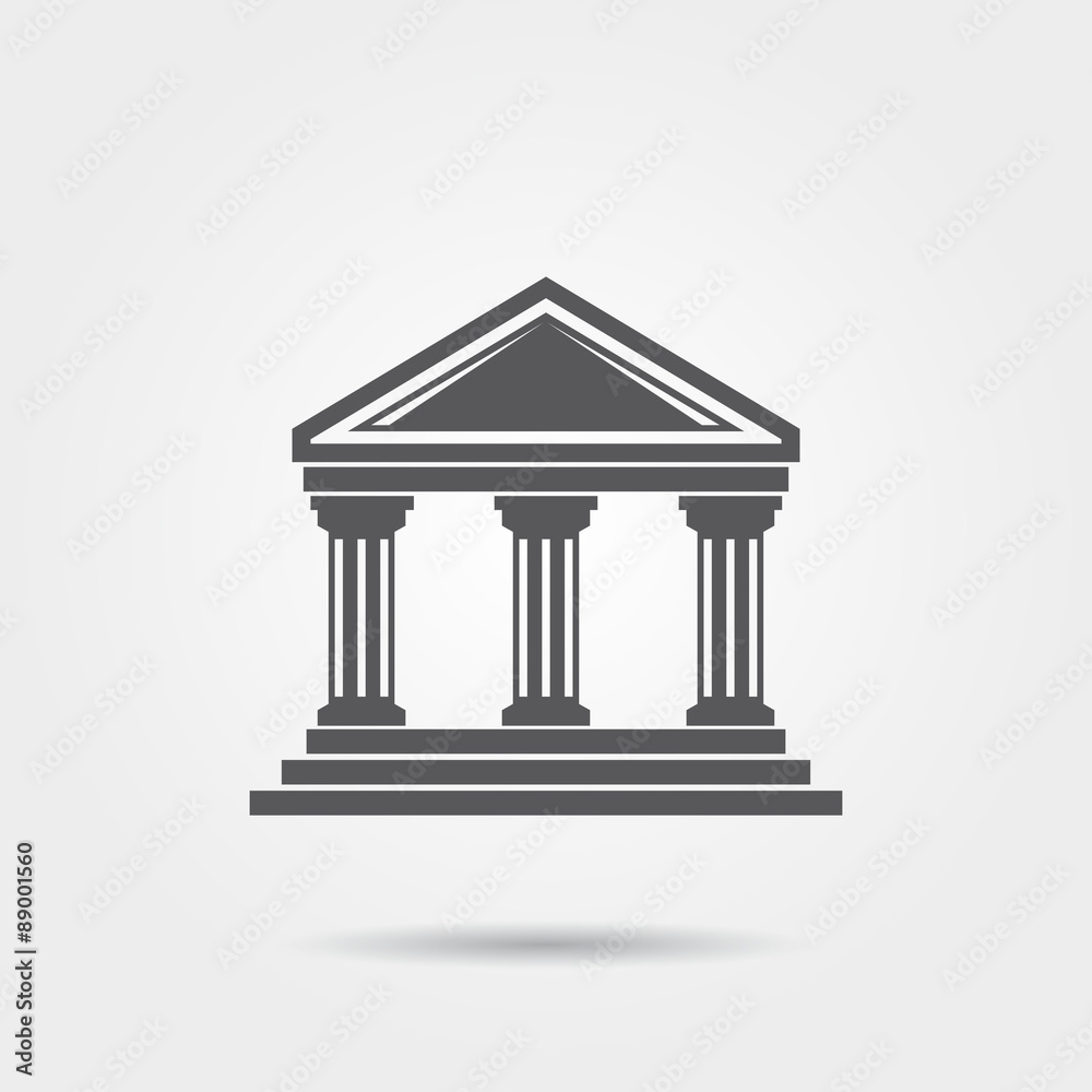 Fototapeta premium bank vector icon