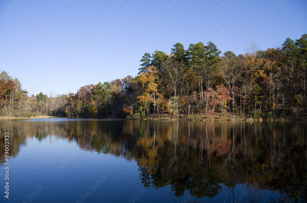 Lake Crawford at Kings Mountain State Park in SC during the Fall