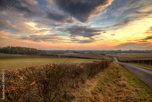 View over wolds photo