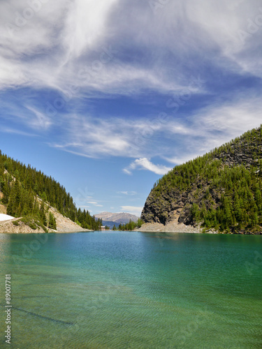Mountain Lake Agnes  - Canadian Rocky Mountains © pettys
