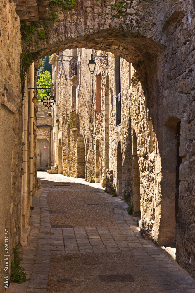 Fototapeta premium Gasse in Saint Guilhem le Désert 2 