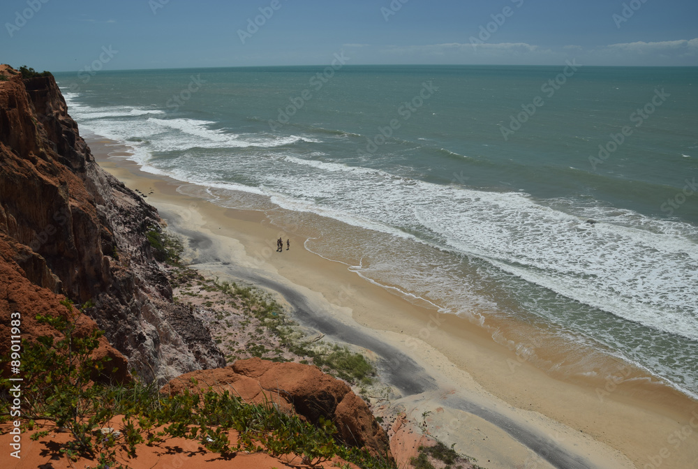 Crystalline sea beach in Natal,Brazil