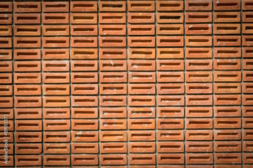 Vignette brick wall background texture