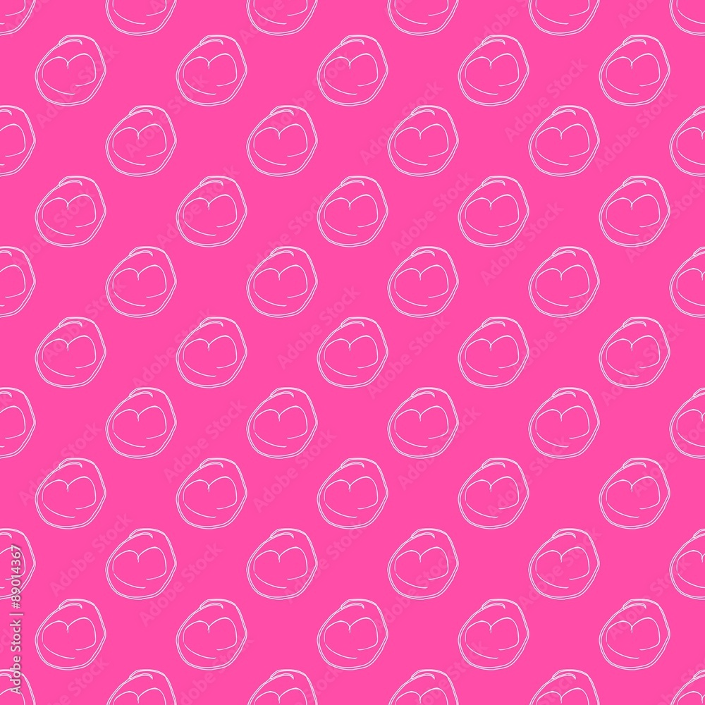 10 Heart shape vector seamless patterns (tiling). Pink color 10 Heart shape vector seamless patterns (tiling). Pink color