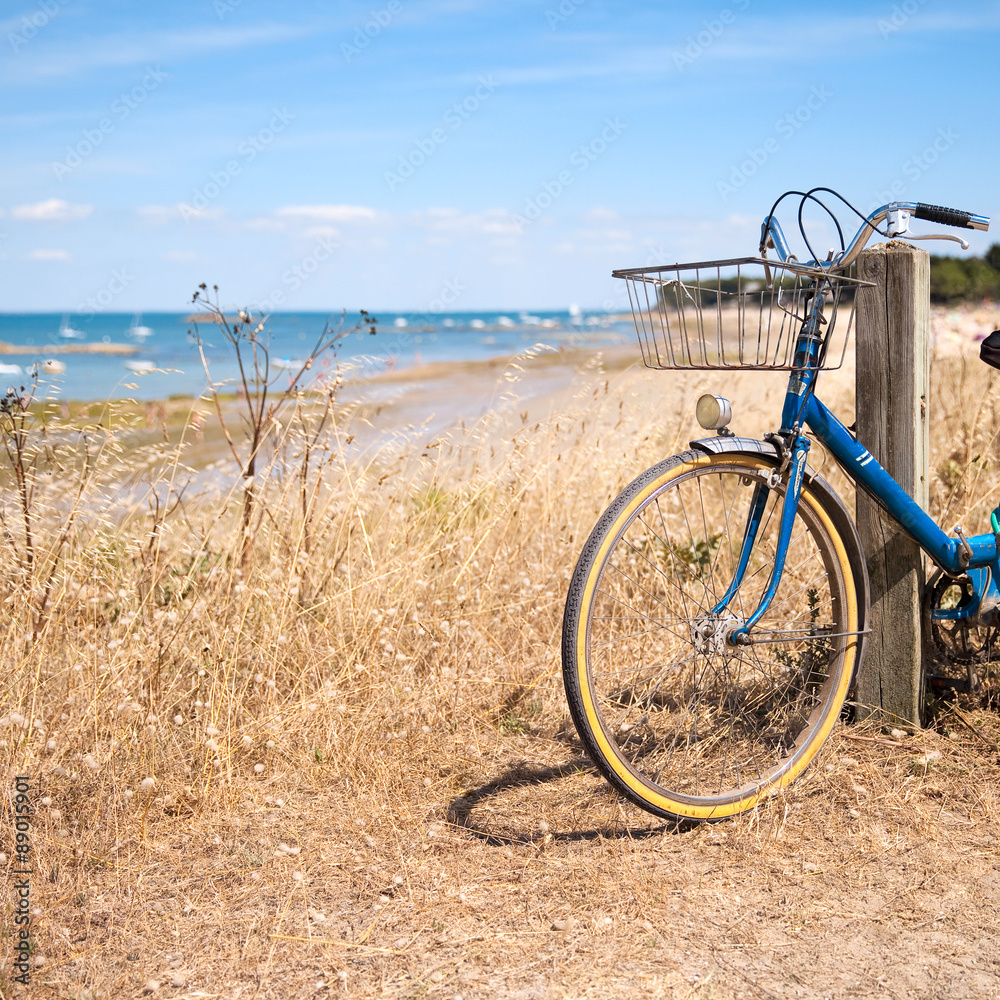 Fototapeta premium Bicyclette sur l'île de Noirmoutier