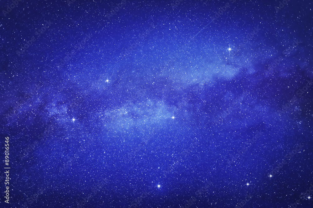Fototapeta premium Gwiaździste niebo.