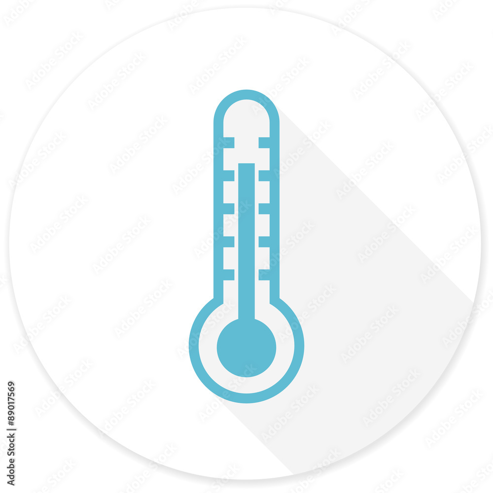 thermometer flat design modern icon thermometer flat design modern icon