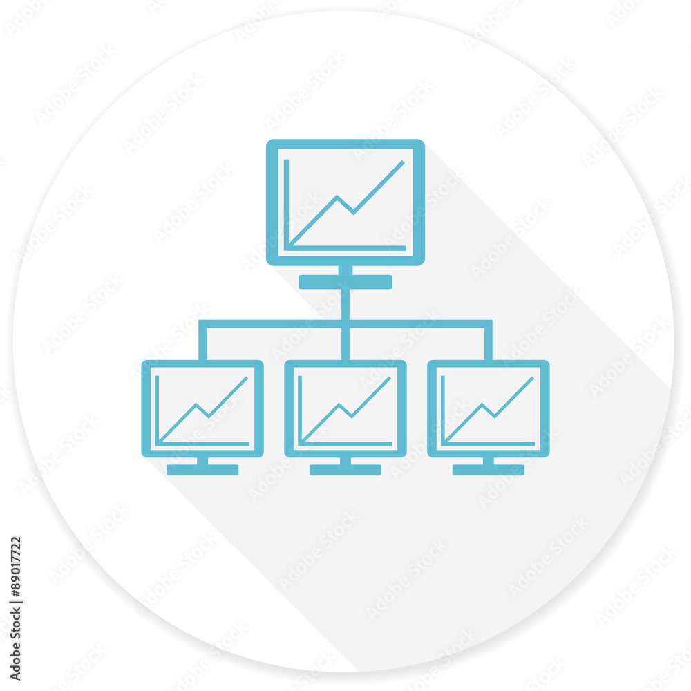 network flat design modern icon network flat design modern icon