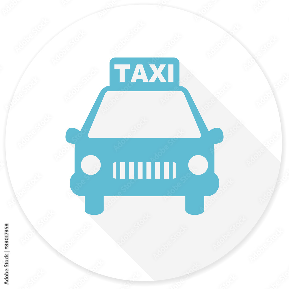 taxi flat design modern icon
