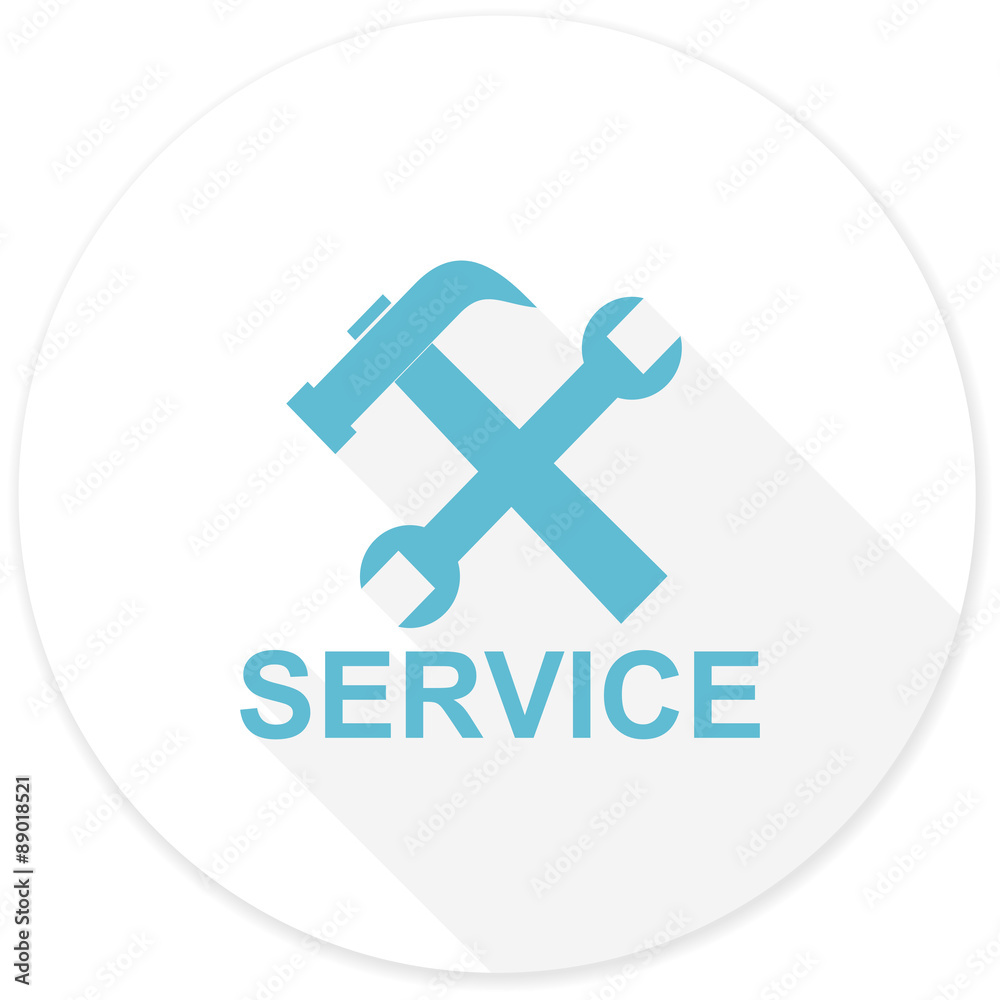 Fototapeta premium service flat design modern icon