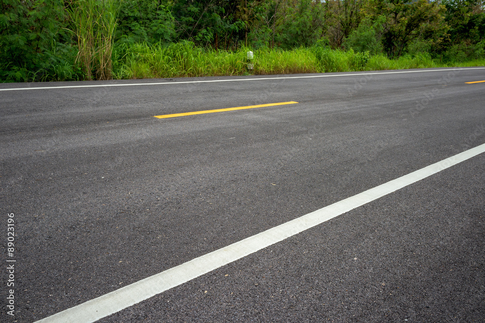 Road asphalt texture with separation lines