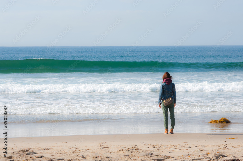 Alleine am Strand