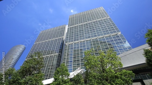 東京品川の高層ビル　右パン