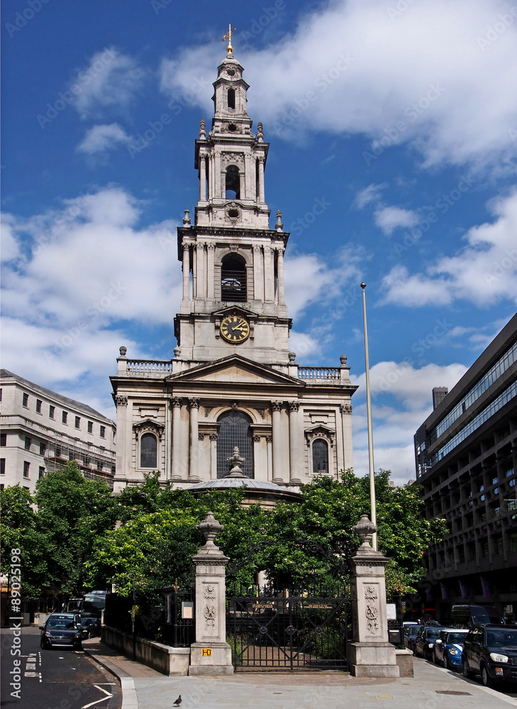 Church of St. Mary Le Strand, London,
