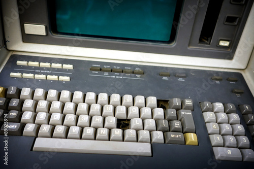 Wallpaper Mural old vintage computer Torontodigital.ca