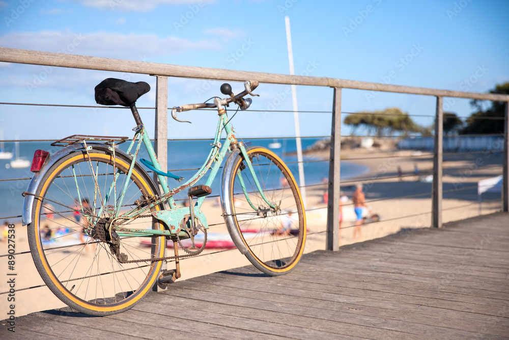 Fototapeta premium Bicyclette sur l'île de Noirmoutier