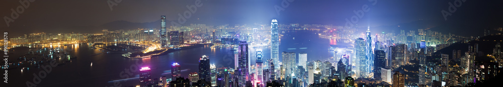 Fototapeta premium Hong Kong at night