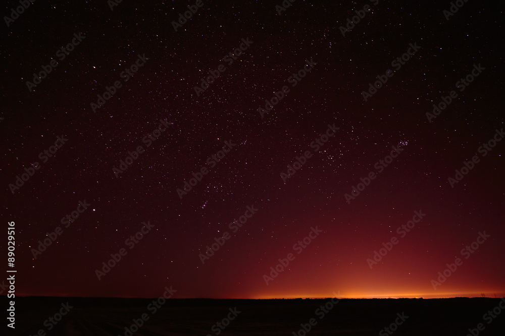 Natural Real Night Sky Stars Background Texture