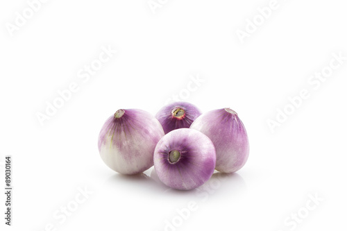 Group of red onion.