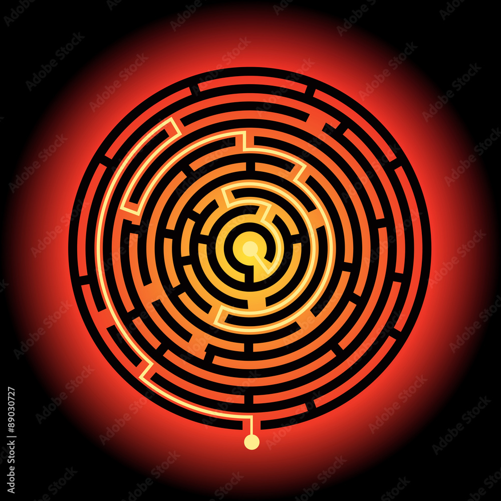 Round maze Round maze