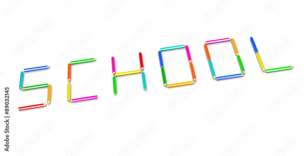 Crayons School Concept Crayons School Concept