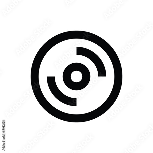 CD Vector Icon
 photo