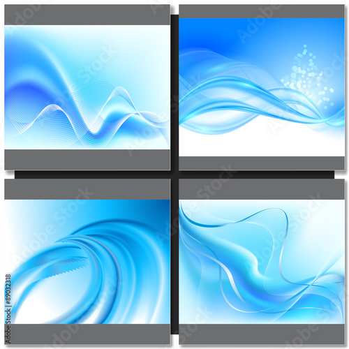 Abstrakt blue background