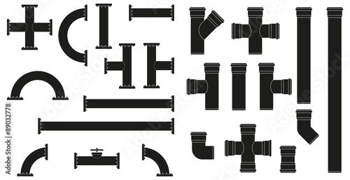 PVC sewer pipes