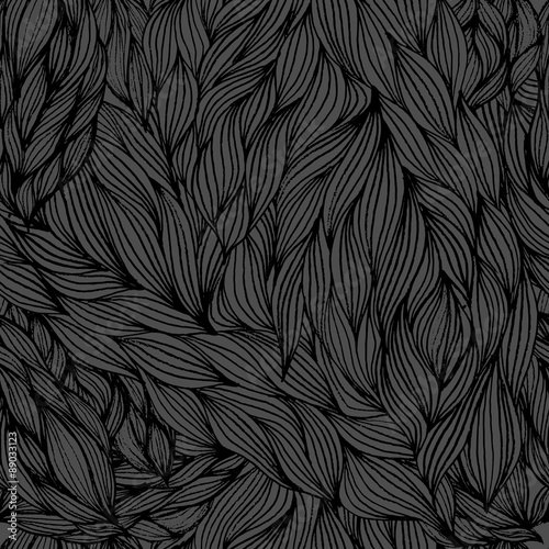 Hair seamless pattern
