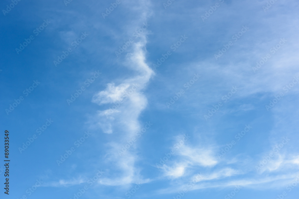 blue sky with clouds