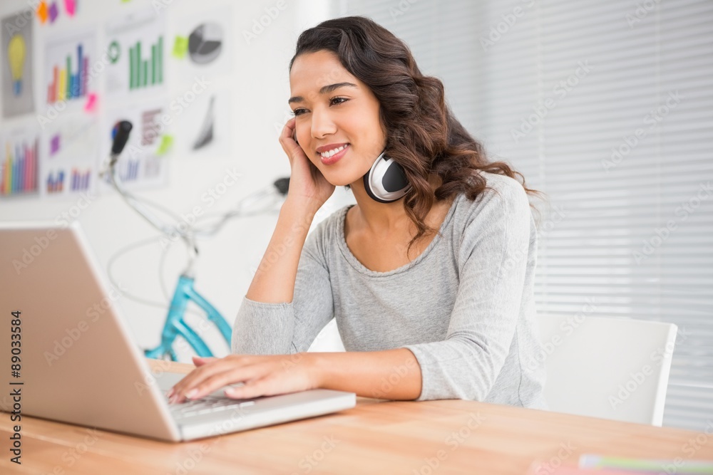 Young businesswoman in the office Young businesswoman in the office