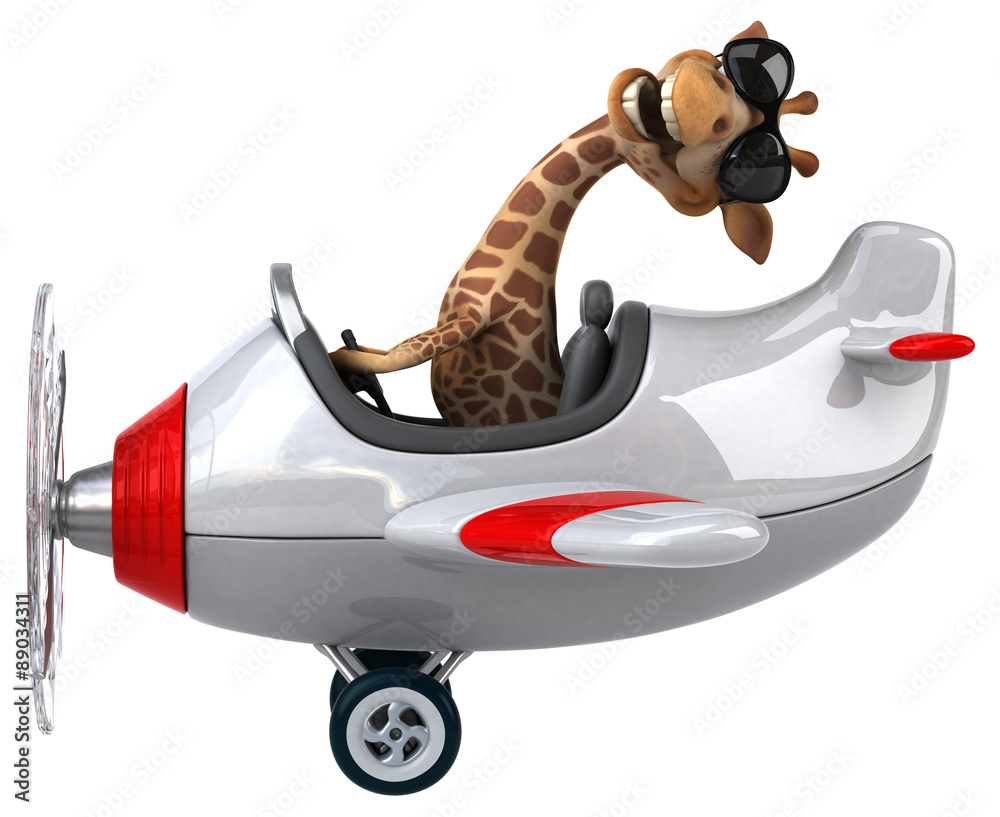 Fototapeta premium Fun giraffe