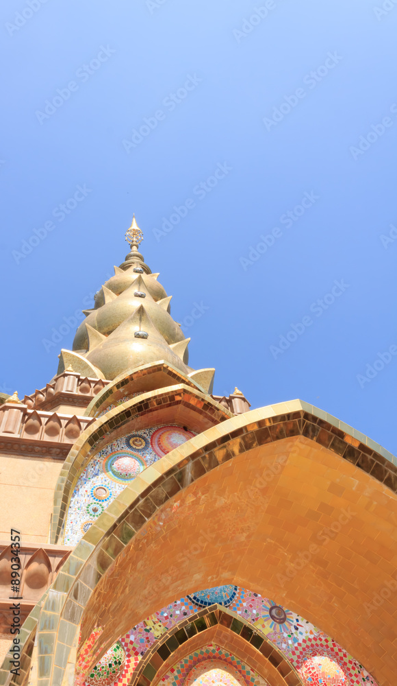 Fototapeta premium Temple with a beautiful view in Thailand