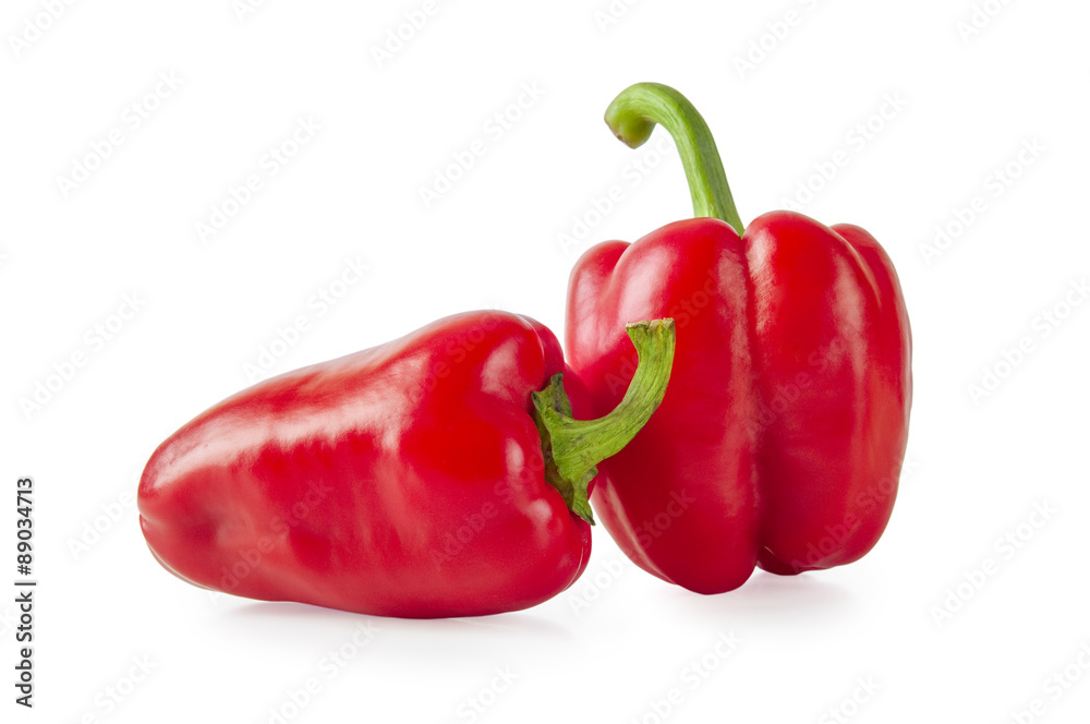 red pepper isolated on white background red pepper isolated on white background