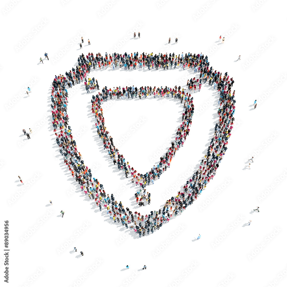 group people shape shield protection group people shape shield protection