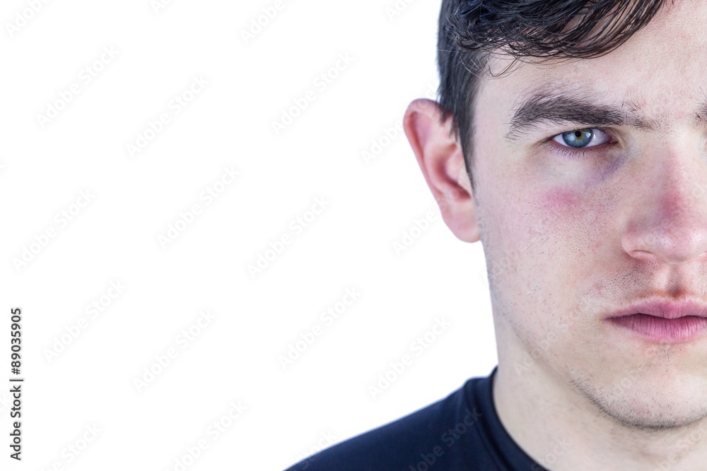 Obraz premium A rugby player looking at the camera