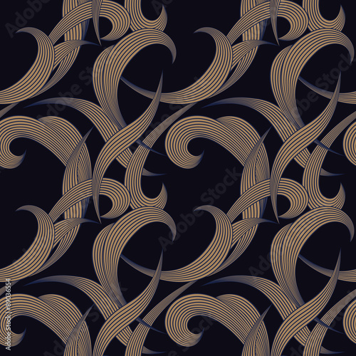  Contemporary vector decorative pattern. Geometric modern seamless background.