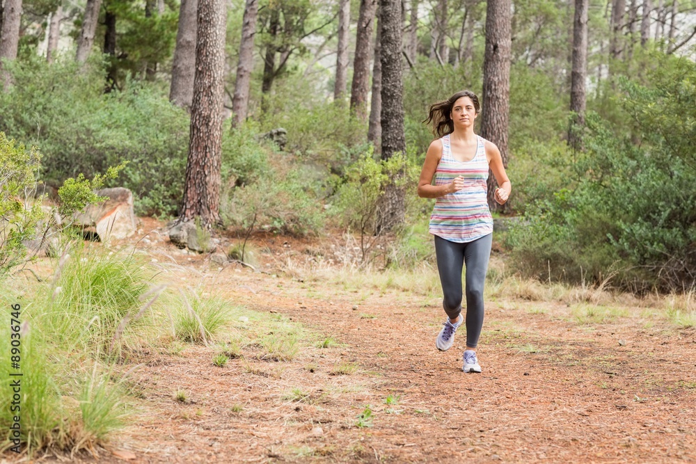 Young happy jogger walking Young happy jogger walking